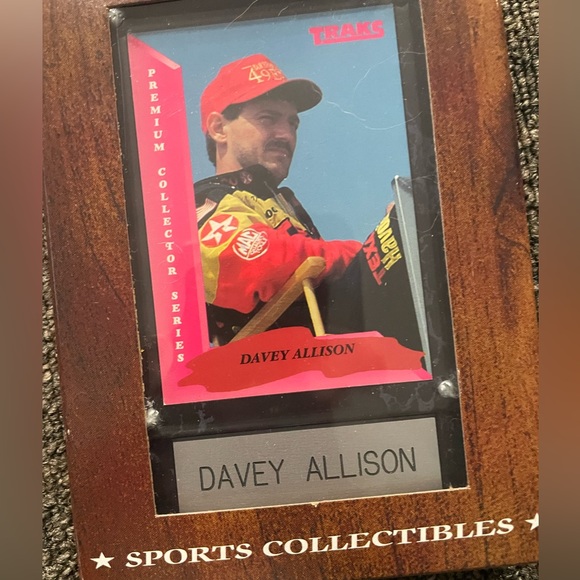 Wall Decor Vintage Sports Plaque Davey Allison Sports Collection Nwt